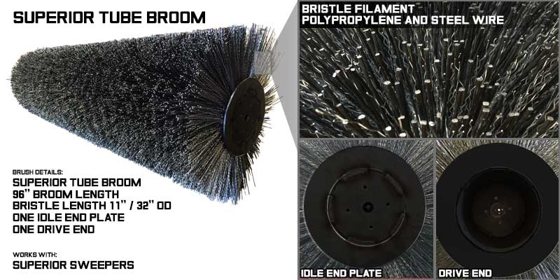 sweeper brushes, tube brooms, tube broom