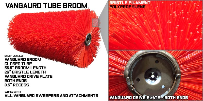 sweeper brush, sweeper brushes, tube brooms