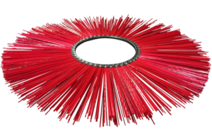 Red Wafer Broom Segment - Wafer Brooms Usage - Smith Equipment - Lakeland Florida